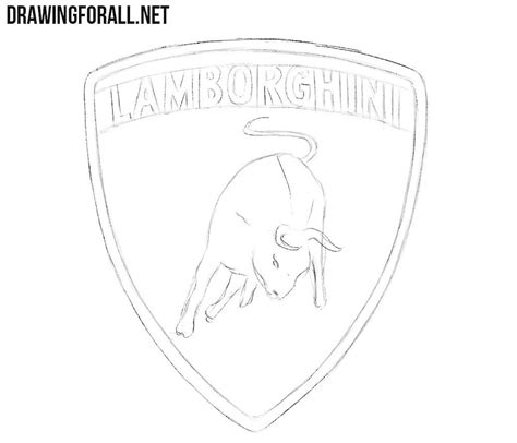 How to draw the corvette logo. How to Draw the Lamborghini Logo | Drawingforall.net