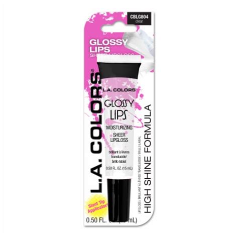 Lacolors® Clear Glossy Lips Sheer Lipgloss 1 Ct Kroger