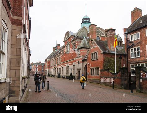 Stafford Town Centre Staffordshire England Stock Photo Alamy
