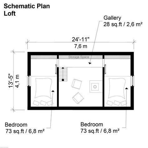 Two Bedroom Modern House Plans