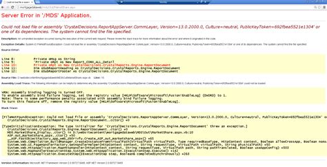 Asp Net Parser Error Message Could Not Load Type MarketShare Display Stack Overflow