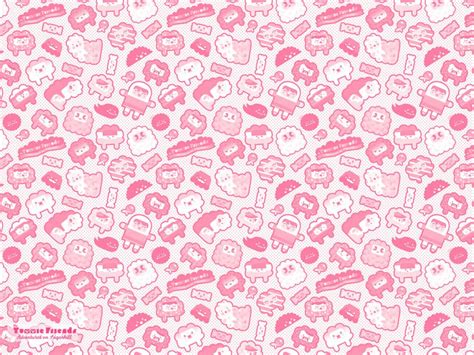 Kawaii Desktop Pink Wallpapers Wallpaper Cave