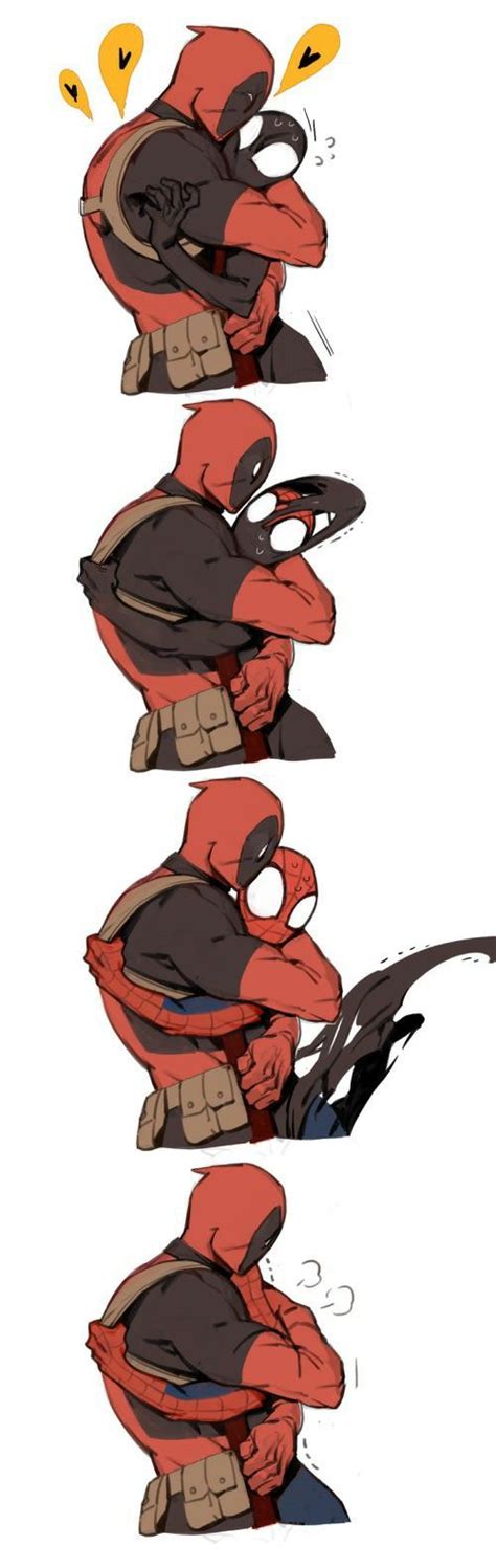 Pin By Praison Psdb On Marvel Dc[18 ] Deadpool And Spiderman Spideypool Deadpool X Spiderman