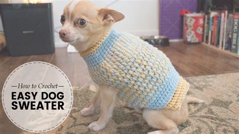 Adorable cat crochet patterns ranging from the small to the tall. Crochet how to: Easy Crochet Dog Sweater / Part 2 of 2 ...