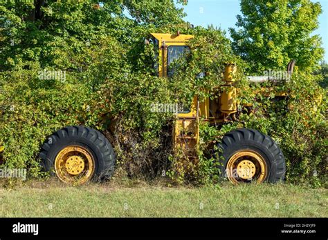 Overgrown Old Farm Equipment Hi Res Stock Photography And Images Alamy