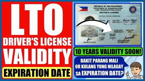 Lto Drivers License Validity Expiration Date Explained Computation