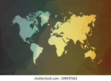 Modern Color World Map Vector Illustration Stock Vector Royalty Free