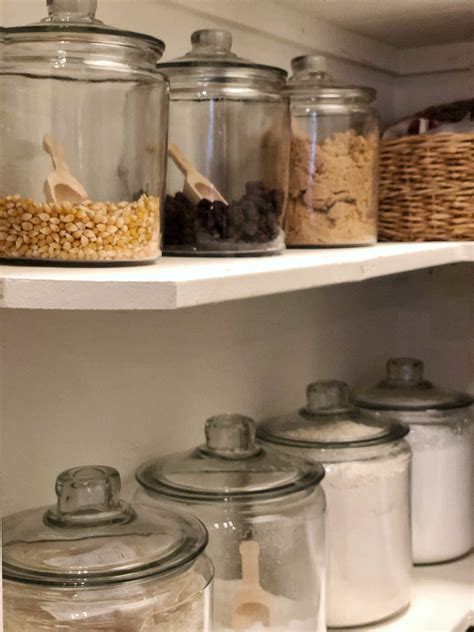 Glass Jars For Food Storage Glass Kitchen Canisters Glass Kitchen Food Storage Organization