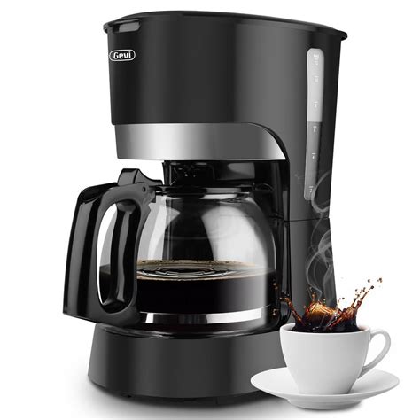 Boyel Living Stainless Steel 10 Cup Black Coffee Machine Set Mute