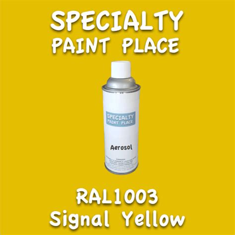 Ral Signal Yellow Oz Aerosol Can