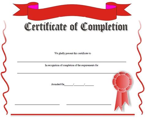 Certificates Of Completion Templates For Indesign Profiletyred