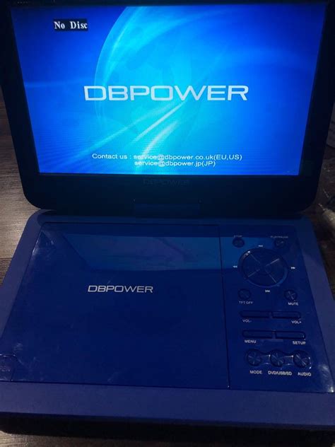 Dbpower 125 Portable Dvd Player With 105 Swivel Screen Car Built In