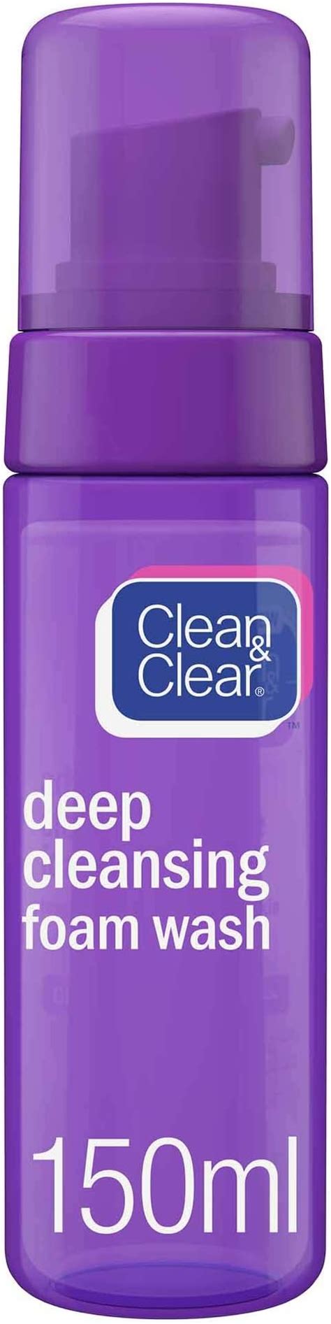 Clean And Clear Foam Wash Deep Cleansing 150ml Buy Online At Best
