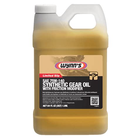 Sae 75w 140 Synthetic Gear Oil With Limited Slip Friction Modifier 64