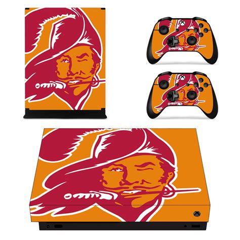 Tampa Bay Buccaneers Decal Skin Sticker For Xbox One X Console And