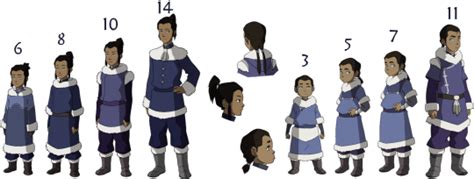 Bend It Like Korra Korra Avatar Characters Water Tribe Clothes