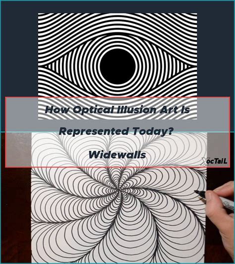 How To Draw Optical Line Illusions Spiral Doodle Pattern в 2020 г