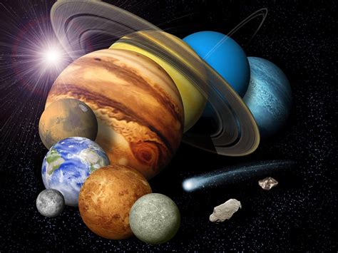 Space Images Solar System Montage With Eight Planets