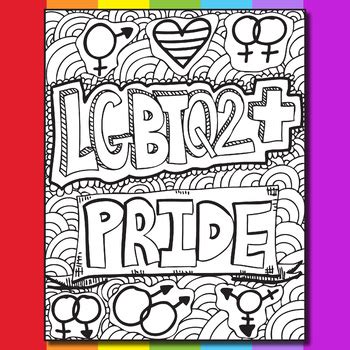 See more ideas about coloring pages. LGBTQ Pride Zen Doodle Coloring Pages by Ms Artastic | TpT