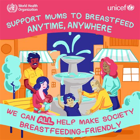 Support Mums To Breastfeed Anytime Anywhere In 2022 Breastfeeding World Breastfeeding Week