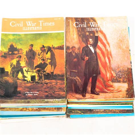 collection of 1960s civil war times illustrated magazines ebth