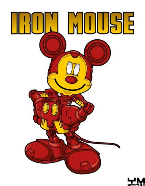 Iron Mouse By Yves José Malgorn Via Behance Mickey Mouse Pictures