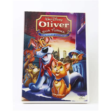 Oliver E Sua Turma Filme Original DVD Walt Disney Shopee Brasil