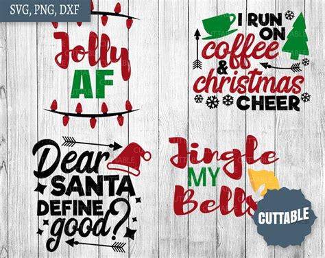 adult christmas quote svg bundle 8 adult christmas quote cut etsy uk