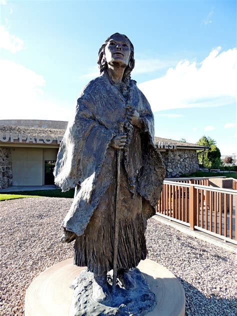 Sacagawea And Jean Baptiste Cody Wy Statues Of Historic Figures On