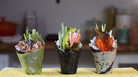 Sushi Cones Temaki 3 Ways Tastemade
