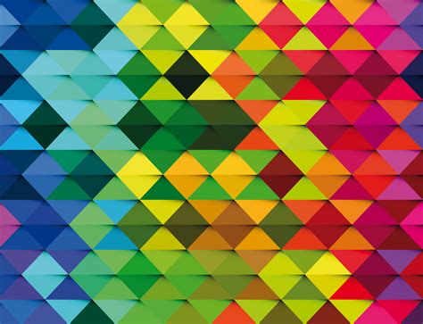 Wallpaper Triangle Background Colorful Texture 3000x2300