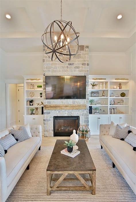 25 Beautiful And Cozy Farmhouse Living Rooms Shelterness