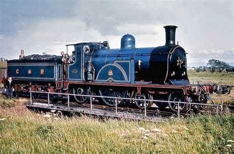 Caledonian Railway No 123 At Silloth In 1964 Steam Locomotive Old