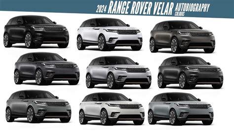 2024 Range Rover Velar Autobiography All Color Options Images
