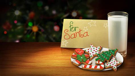 Download milk cookie stock vectors. Santa Milk and Cookies Christmas Background | Gallery ...
