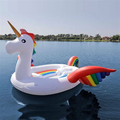 The Giant Unicorn Pool Float That Fits Six People Is Top Of Our Wish