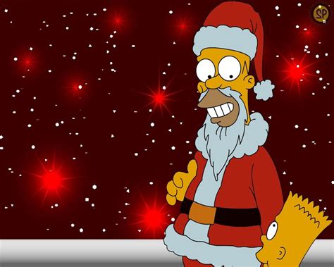 Simpson Santa Claus The Simpsons Wallpaper 1280x1024 153648