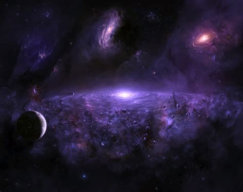 73 Purple Galaxy Wallpaper On Wallpapersafari