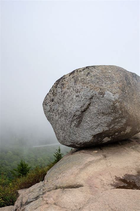 Hiking The Bubble Rock Trail In Acadia National Park