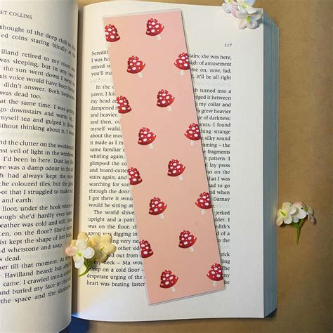 mushroom cottagecore bookmark cute kawaii aesthetic etsy