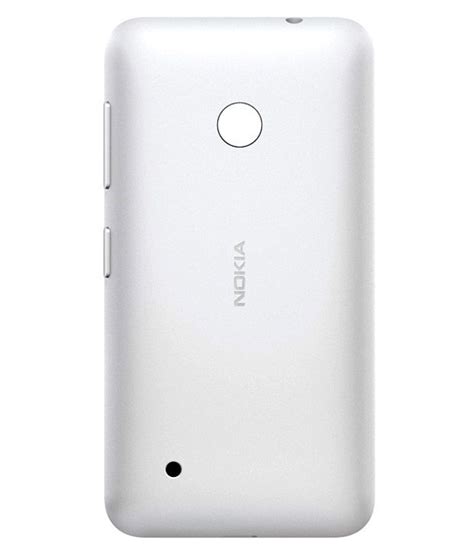 Nokia Back Cover For Nokia Lumia 530 White Plain Back Covers Online