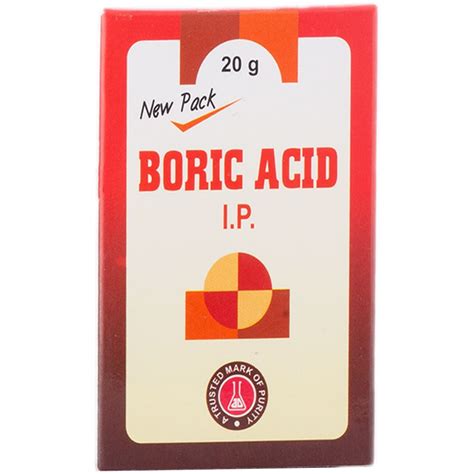 Boric Acid Ip 20g Buy On Healthmug