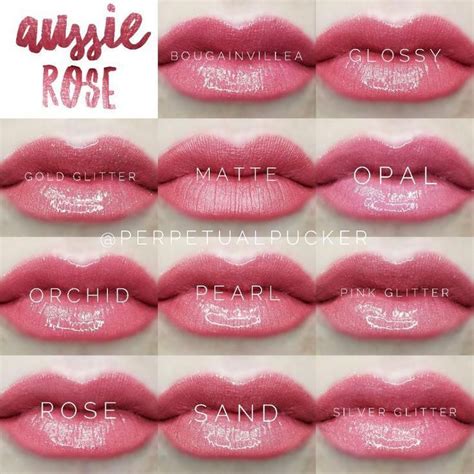 Lipsense Distributor Perpetualpucker Aussie Rose With All The