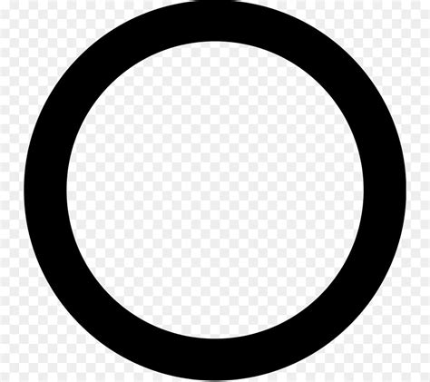Black Circle Sign Symbol Hollow Circle Png Download 10241024