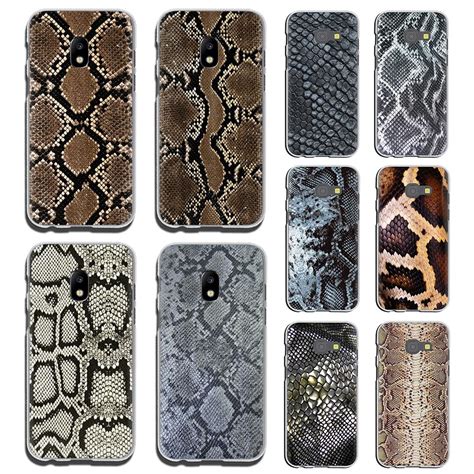 Python Snake Skin Hard Phone Cover Case For Samsung Galaxy J1 J2 J3 J4