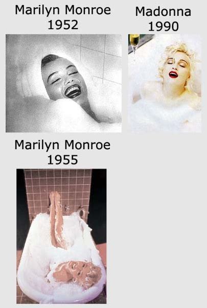 Marilyn Monroe And Madonna Marilyn Monroe Madonna