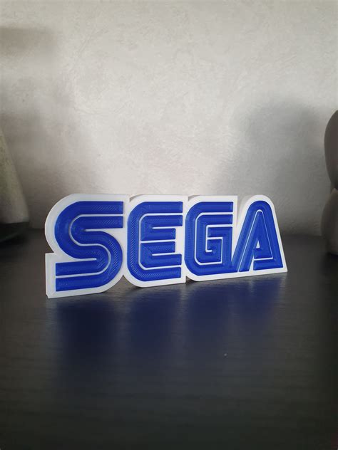 Stl File Sega Logo・3d Printing Idea To Download・cults