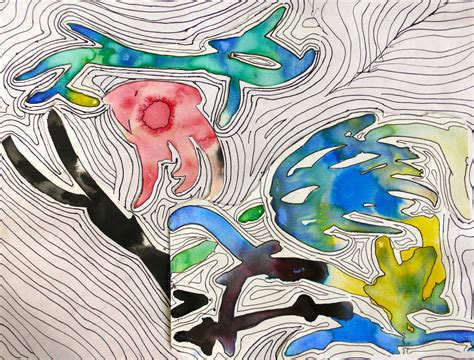 The Smartteacher Resource Watercolor And Contour Lines