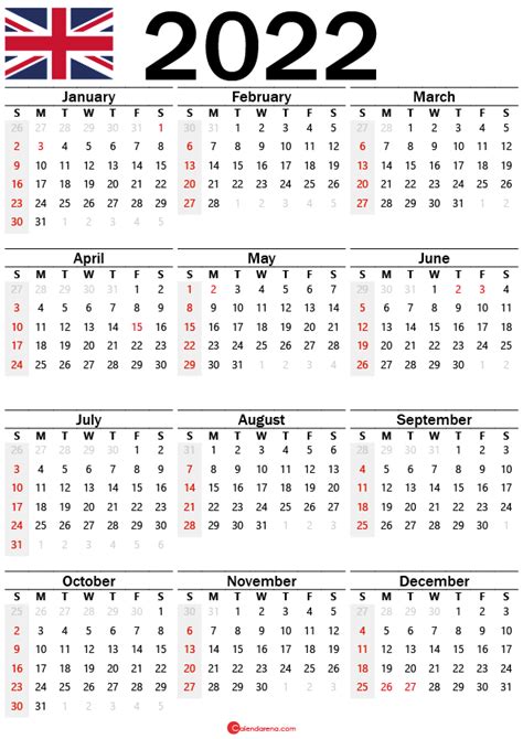 2022 Calendar With Number Of Weeks May Calendar 2022