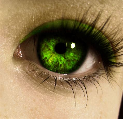 Emerald By ~phoenixgem Digital Art Photomanipulation Abstract Eye